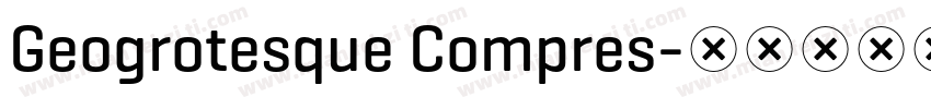 Geogrotesque Compres字体转换